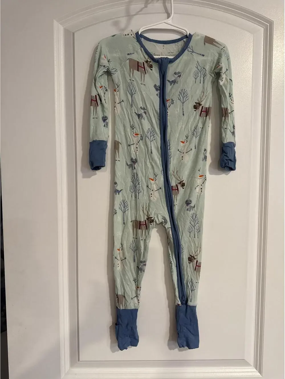 Disney Little Sleepies 12-18 Months Frozen Pajama Onesie OLAF